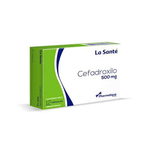 CEFADROXILO 500MG X 12 CAPSULAS (LA SANTE/PHARMETIQUE)