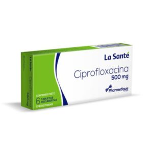 CIPROFLOXACINA 500MG X 6  (LA SANTE)