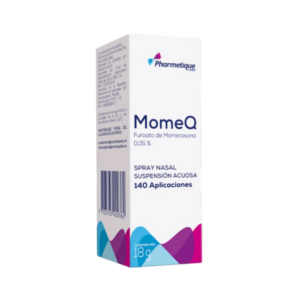 MOMEQ SPRAY NASAL 0.05% X 140 APLICACIONES (MOMETASONA) (PHARMETIQUE)