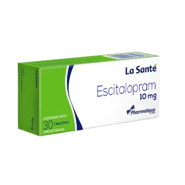 ESCITALOPRAM 10MG X 30 TAB (LA SANTE)