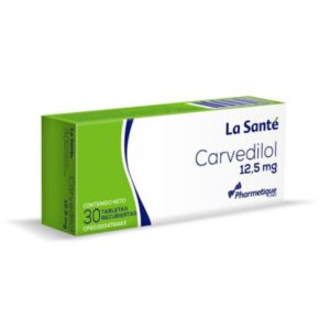 * CARVEDILOL 12,5MG X 30 TAB (LA SANTE)