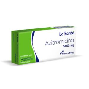 AZITROMICINA 500 MG X 5 TAB (LA SANTE)