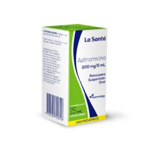 AZITROMICINA 200MG/5ML SUSP PED 15ML (LA SANTE)