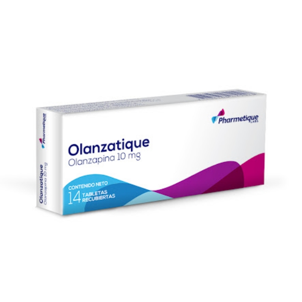 OLANZATIQUE 10MG X 14 TAB (OLANZAPINA) (PHARMETIQUE)