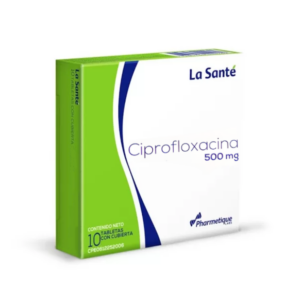 CIPROFLOXACINA 500MG X 10 TAB (LA SANTE)