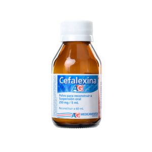 CEFALEXINA SUSP 250MG/5ML 60ML AG