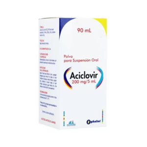 ACICLOVIR 200MG/5ML SUSP 90ML (ANGLOPHARMA)(JARABES)