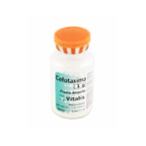 CEFOTAXIMA 1GR  AMP IM/IV (VITALIS) (AMPOLLAS)