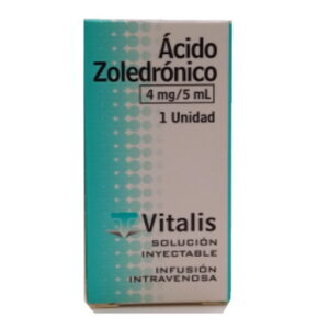 ACIDO ZOLENDRONICO 4MG/5ML AMP IV (VITALIS)(AMPOLLA)