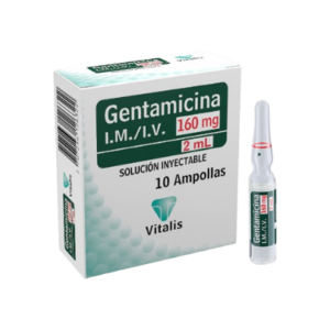 GENTAMICINA AMPOLLA 160MG 2 ML X 1 AMP (VITALIS)