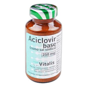 ACICLOVIR 250MG AMP I.V (VITALIS)(AMPOLLAS)