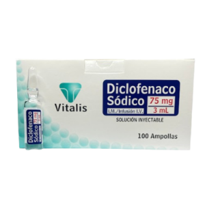 DICLOFENAC SODICO 75MG/3ML AMP (VITALIS)