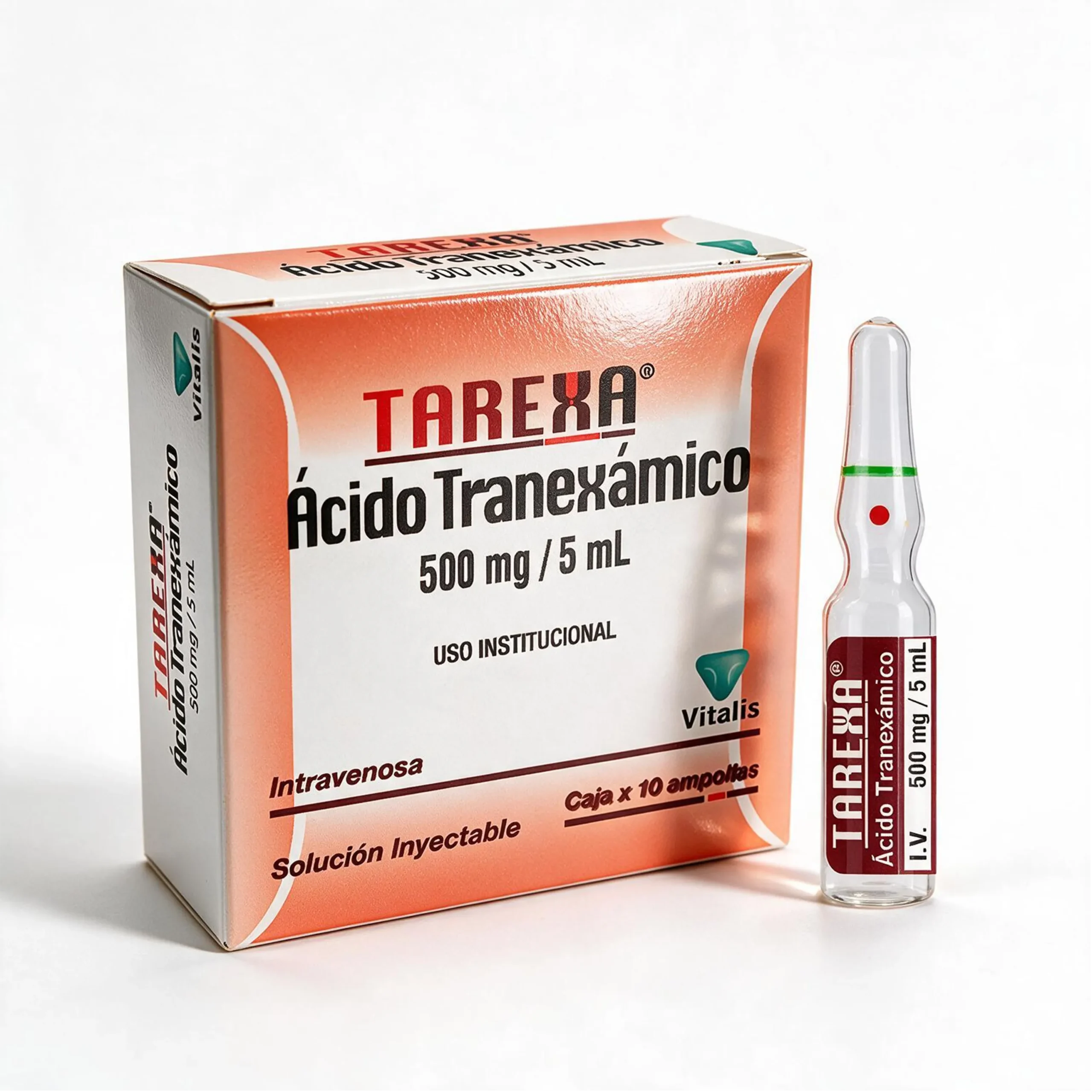 ACIDO TRANEXAMICO 500 MG/5 ML X 1 AMP I.V (VITALIS)