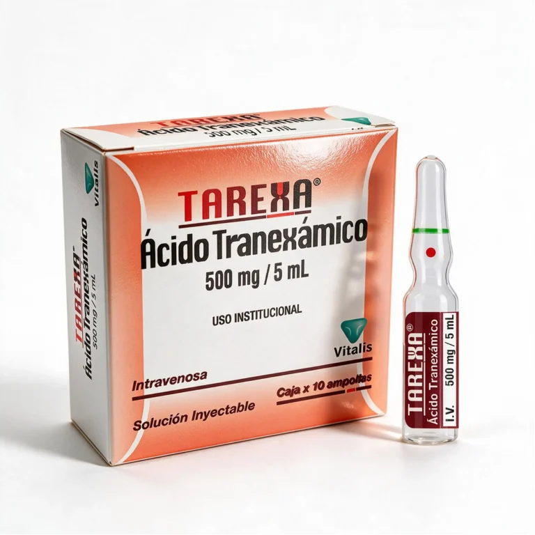 ACIDO TRANEXAMICO 500 MG/5 ML X 1 AMP I.V (VITALIS)