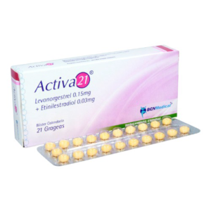 ACTIVA21 0.15MG/0.03MG X 21 GRAG (LEVONORG +ETINEL)(BCNMEDICAL)