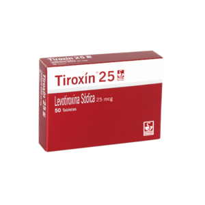 TIROXIN 25MG X 50 TAB (LEVOTIROXINA)(MEYER/SIEGFRIEND) (TABLETAS)