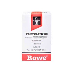 FLUTIXAIR 50 MCG/ 25 MCG X 120 DOSIS INH (FLUTICASONA/SALMETEROL)(ROWE)