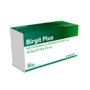 BIRGIT PLUS 850/50 MG X 30 TAB (METFORMINA-SITAGLIPTINA) (MEGALABS)
