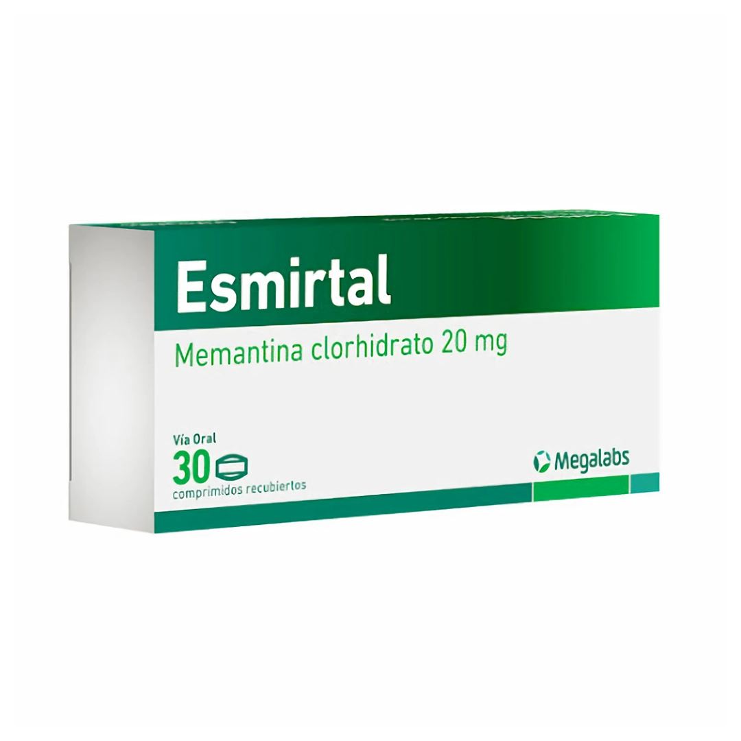 ESMIRTAL 20MG X 30 COMP (MEMANTINA CLORHIDRATO ) (MEGALABS)