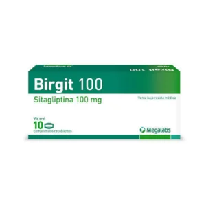 BIRGIT 100MG X 10 COMP (SITAGLIPTINA) (MEGALABS)
