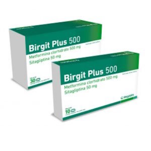 BIRGIT PLUS 500MG-50MG X 30 TAB (METFORMINA-SITAGLIPTINA) (TABLETAS) (MEGALABS)