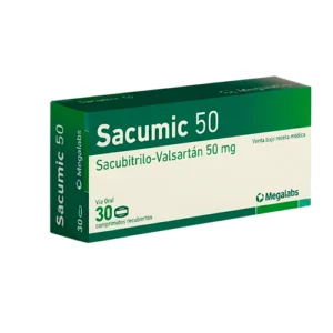 SACUMIC 50 MG X 30 COMP (SACUBITRILO – VALSARTAN) (MEGALABS)
