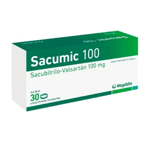 SACUMIC 100 MG X 30 COMP (SACUBITRILO – VALSARTAN) (MEGALABS)