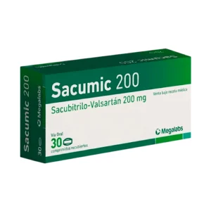 SACUMIC 200 X 30 COMP (SACUBITRILO – VALSARTAN)(MEGALABS)