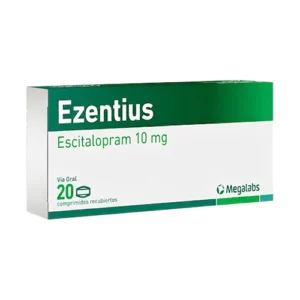 EZENTIUS 10MG X 20 TABLETAS (ESCITALOPRAM) MEGALABS