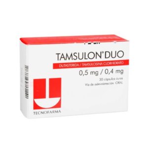 TAMSULON DUO 0.5MG-0.4MG X 30 TAB (TAMSULOSINA-DUTASTERIDA) (TECNOFARMA)
