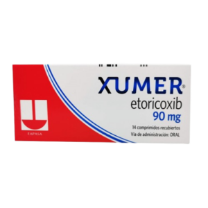 XUMER 90MG x 14 COM (ETORICOXIB)(TECNOFARMA)