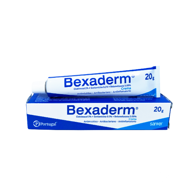 BEXADERM  CREMA 20 GR (CLOTRIMAZOL/GENTAMICINA/BETAMETASONA) (PORTUGAL)
