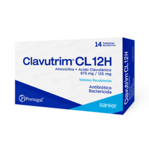 CLAVUTRIM CL 875MG/125MG X 14 TAB (AMOXICILINA+AC CLAV)(PORTUGAL)(TABLETAS)