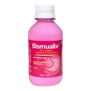 BISMUALIV 87.33 MG/5 ML SUSP ORAL 150 ML (PORTUGAL) (JARABE) ANTIACIDO