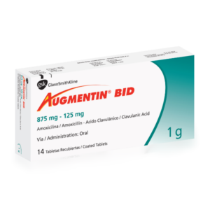 AUGMENTIN BID 875MG/125MG X 14 TAB (AMOXICILINA/AC.CLAVULANICO) FARMA, S.A.