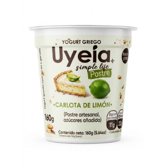 YOGURT GRIEGO POSTRE DE LIMON 160G (UYEIA)