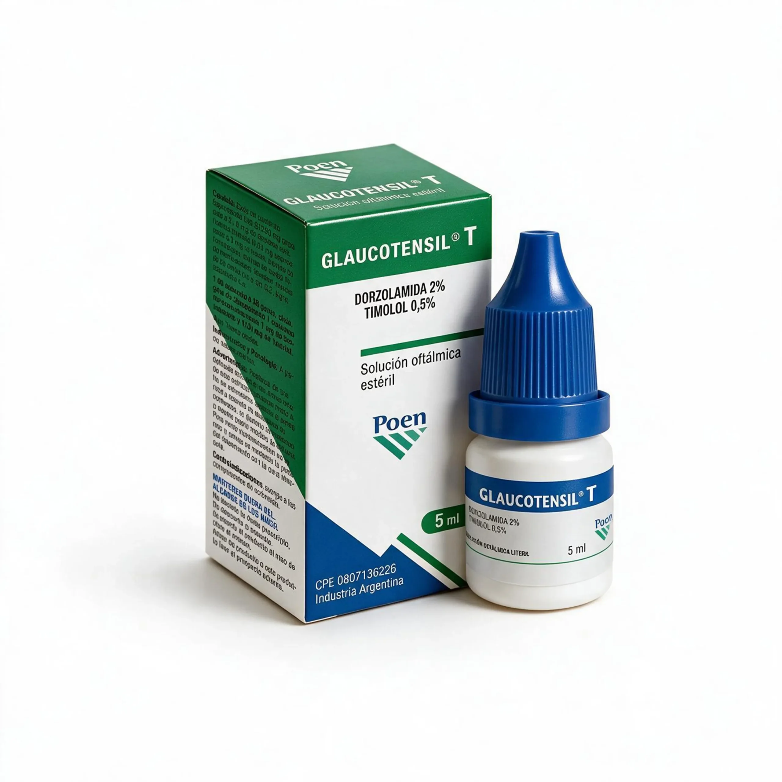 GLAUCOTENSIL T SOL OFT X 5ML (DORZOLAMIDA/TIMOLOL) (POEN)