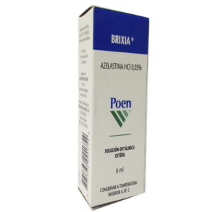BRIXIA 0,05% SOL OFT X 6ML (AZELASTINA HCI) (POEN) (GOTAS)