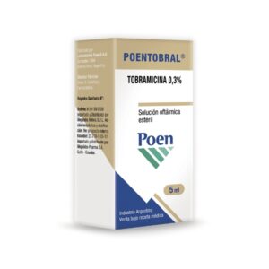 POENTOBRAL 0,3% SOL OFT X 5ML (TOBRAMICINA) (POEN) (GOTAS)
