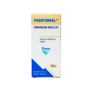 POENTOBRAL 0,3% SOL OFT X 5ML (TOBRAMICINA) (POEN) (GOTAS)
