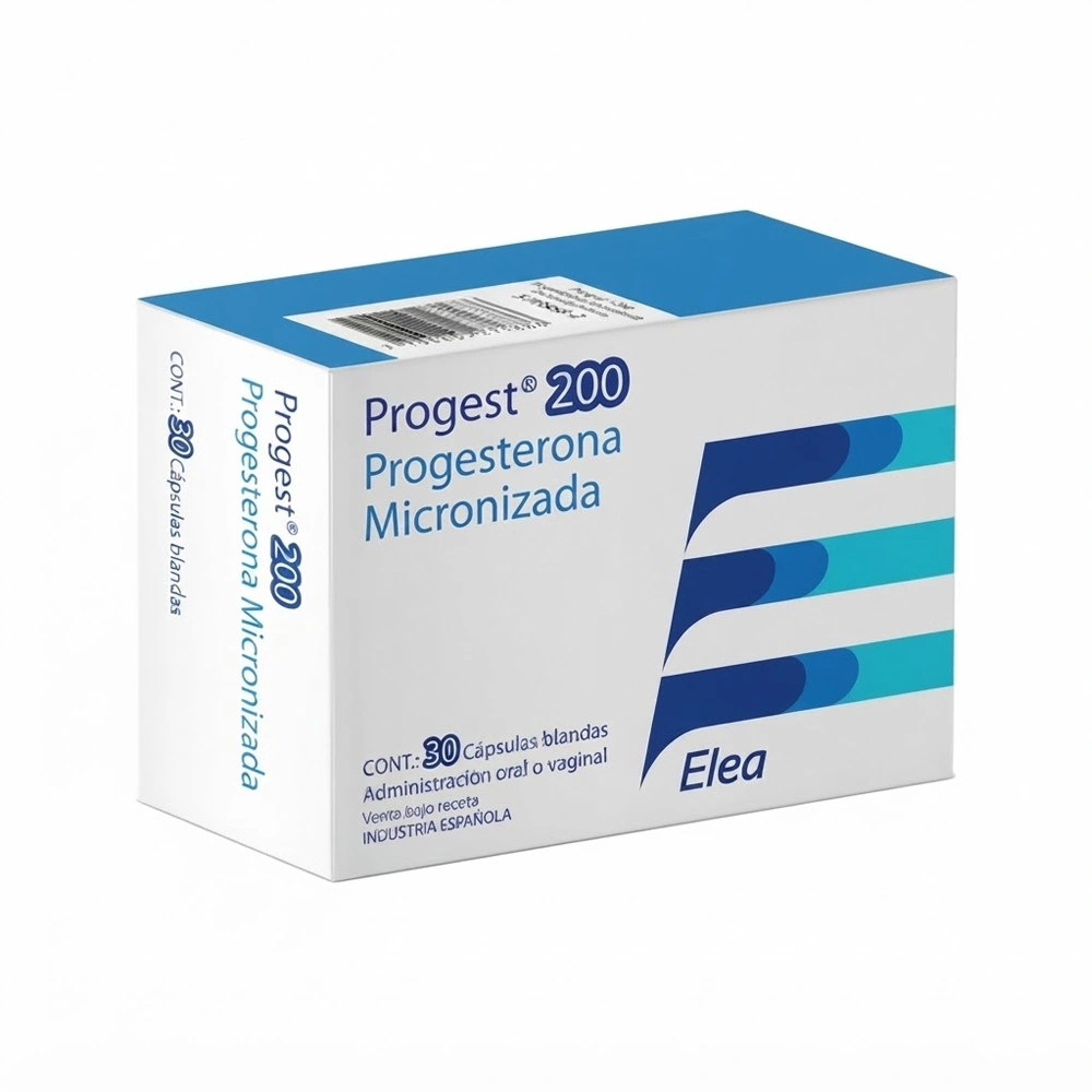 PROGEST 200MG X 30 CAP ORAL Y VAGINAL (PROGESTERONA MICRONIZADA)(ELEA)
