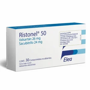 RISTONEL 50MG VALSARTAN 26MG /SACUBITRILO 24MG  X 30 COMP (ELEA)