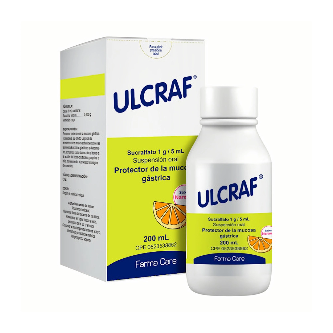 ULCRAF 1GR/5ML 200ML(SUCRALFATO)JBE (FARMACARE)(ZUKATI)