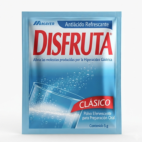 DISFRUTA SAL EFERVESCENTE ANTIACIDO X 1 SOBRE (MAVER) (POLINAC)
