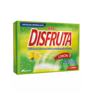 DISFRUTA SAL EFERVESCENTE X 5 SOBRES SABOR LIMON (POLINAC)