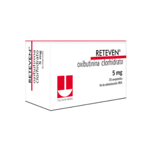 RETEVEN 5MG X 30 TAB (OXIBUTININA) (ADIUM)
