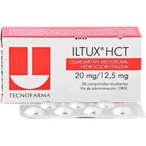 ILTUX HCT 20MG/12.5MG X 28 COMP (OLMESARTAN-HIDROCLOROTIAZIDA) (ADIUM)