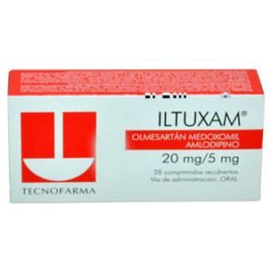 ILTUXAM 20MG/5MG X 28 COMP (OLMESARTAN/AMLODIPINA) (TECNOFARMA)