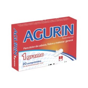 AGURIN (PARACETAMOL ) 1G X 20 TAB (ADIUM) (TECNOFARMA)