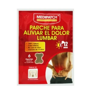 PARCHE PARA ALIVIAR DOLOR LUMBAR X 6 UNID (MEDIPATCH)
